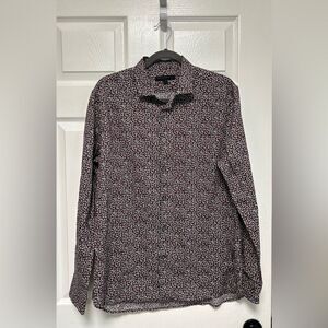 John Varvatos Men’s Long Sleeves Button Down  Shirt Size M